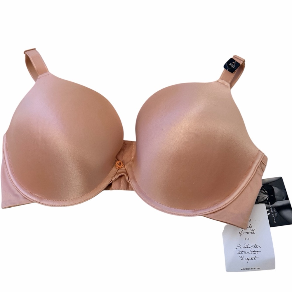EDITION ELLE Ashley Graham Bra Idol Plunge Nude Colour Size 36 G BRAND NEW